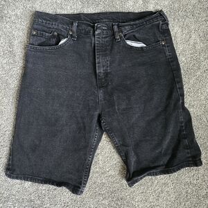 Wranglers Men's Black Jeans Y2k Shorts
